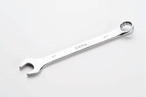 Ключ рожково - накидний CrV 17мм СИЛА